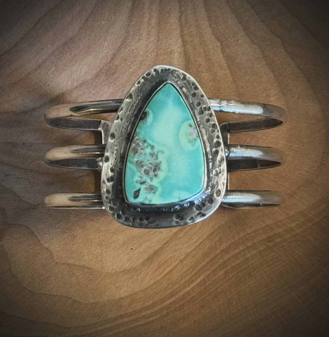 Turquoise and Sterling Silver Cuff