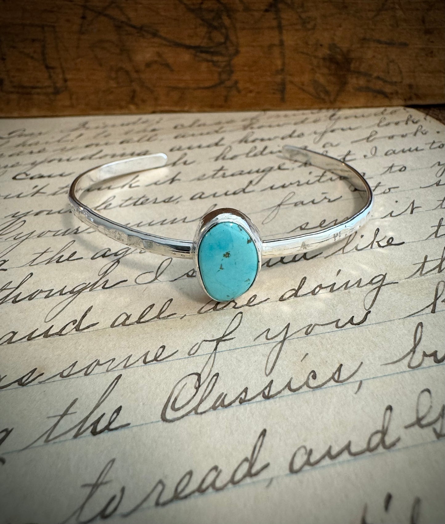 Turquoise And Sterling Silver Bracelet