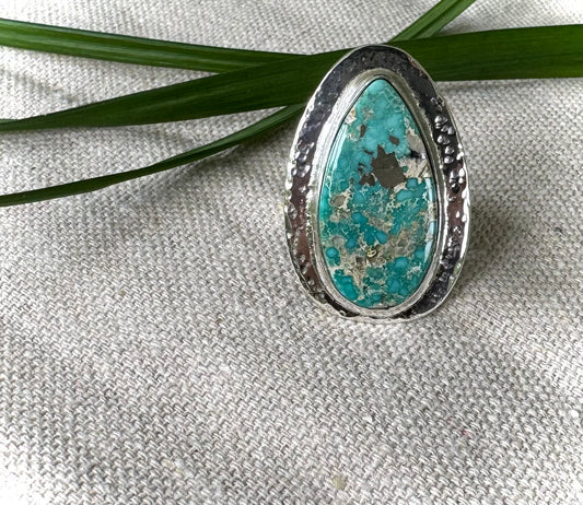 Turquoise And Sterling Silver Ring